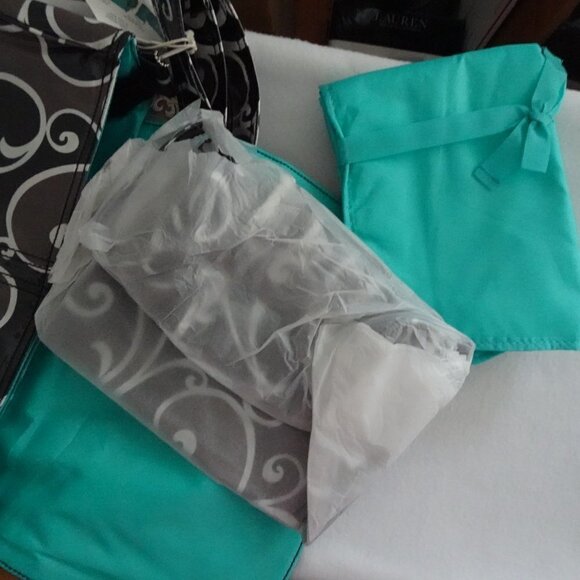 Kalencom Baby Diaper Bag + Bottle Bag Zip Pouch Changing Pad Accessories - Picture 7 of 12